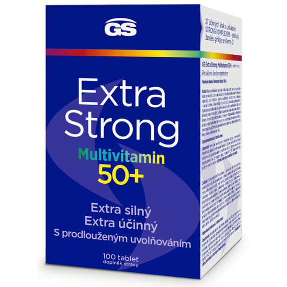 GS Extra Strong Multivitamín 50+ tablety 100ks