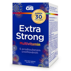 GS Extra Strong Multivitamín s predĺženým uvoľňovaním 90+30 tabliet