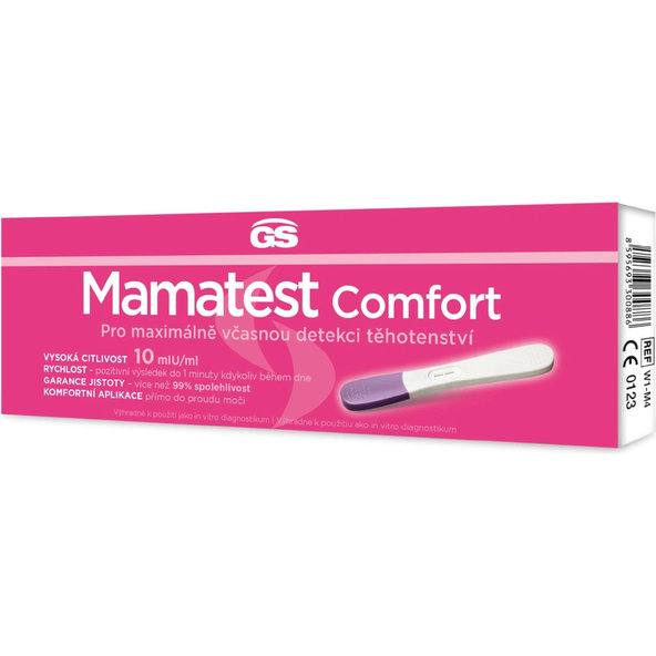 GS Mamatest Comfort 10 tehotenský test