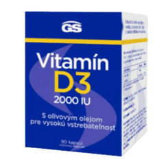GS Vitamín D3 2000 IU 90cps