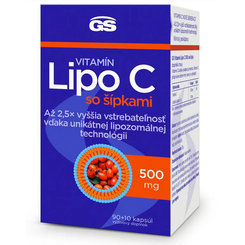 GS Vitamín Lipo C 500mg so šípkami 50cps