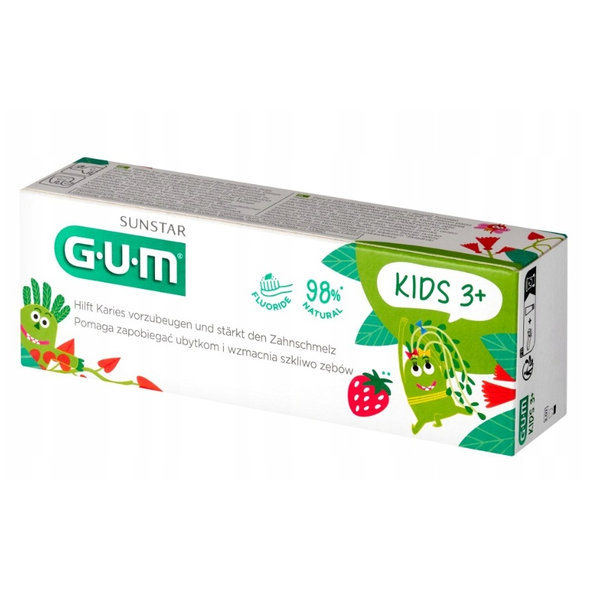 GUM Kids zubná pasta pre deti (3 - 6 rokov), 50ml