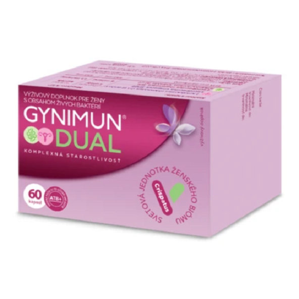 GYNIMUN DUAL pre ženy s obsahom živých baktérií 60cps