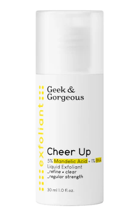 Geek & Gorgeous Cheer Up Kyselina mandľová + salicylová Exfoliant 30ml