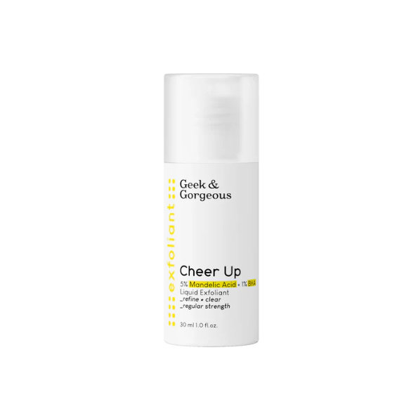 Geek & Gorgeous Cheer Up Kyselina mandľová + salicylová Exfoliant 30ml