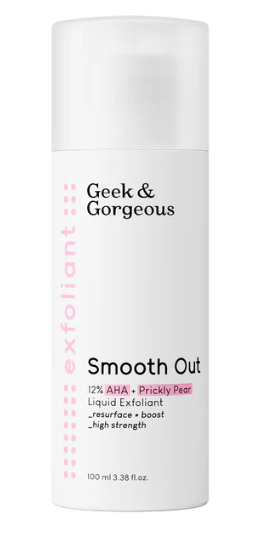 Geek & Gorgeous Smooth Out 12% AHA + Prickly Pear Liquid Exfoliant 100ml