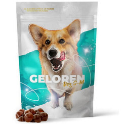 Geloren DOG S–M žuvacie želatínové tablety pre psy 180g (60ks)