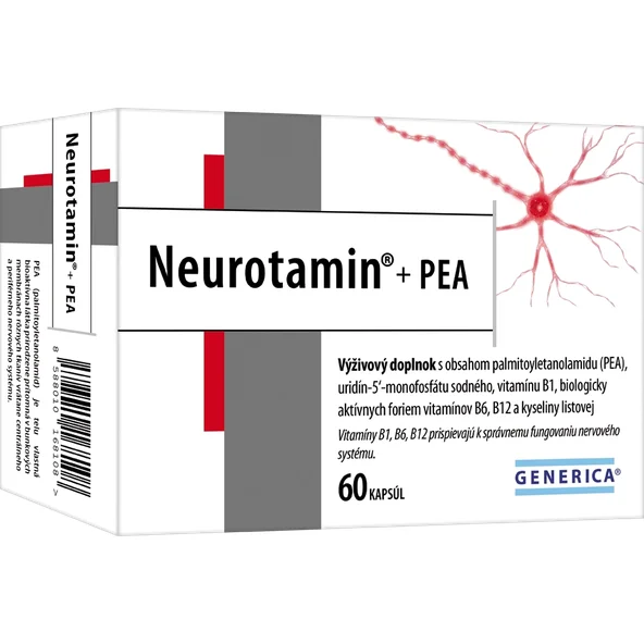 GENERICA Neurotamin + PEA 60 kapsúl