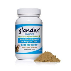 GLANDEX Powder na zdravé análne žľazy pre psy a mačky 71 g