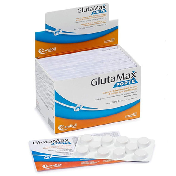 GlutaMax Advanced podpora funkcie pečene pre psov 12 x 10 tabliet