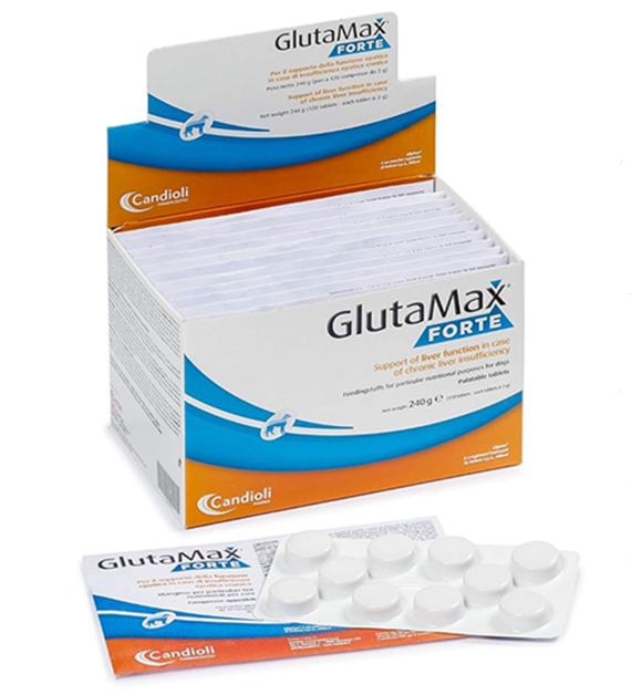 GlutaMax Advanced podpora funkcie pečene pre psov 12 x 10 tabliet
