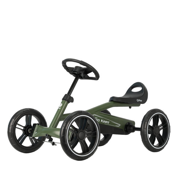 QPLAY Go Kart štvorkolka Army Green do 25 kg