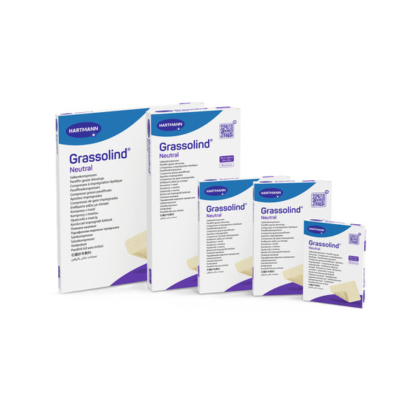 Grassolind Neutral kompres sterilný 10×20 cm 30 ks