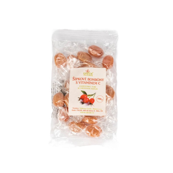 Grešík Šípkové cukríky s vitamínom C 100 g