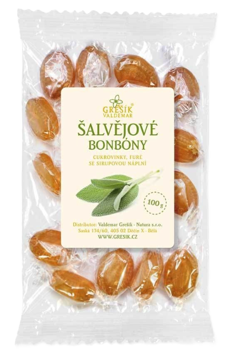 Grešík Šalviové cukríky 100 g