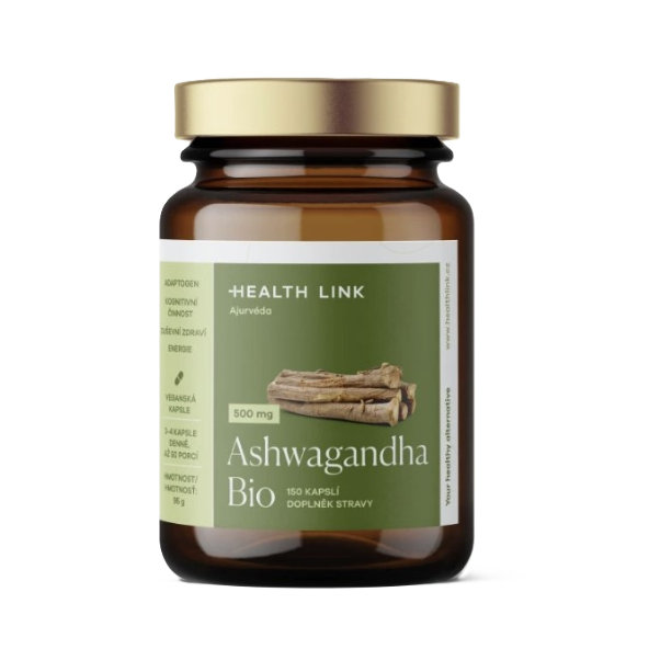 Health Link Ashwagandha BIO 500mg 150 kapsúl