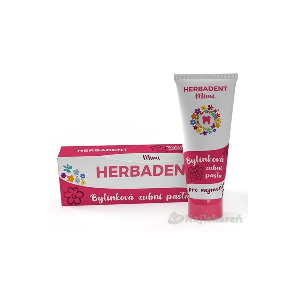 HERBADENT MIMI Bylinková zubná pasta pre najmenších 50ml