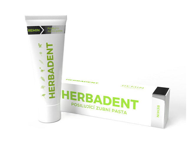 E-shop HERBADENT REMIN Posilňujúca zubná pasta 75 g