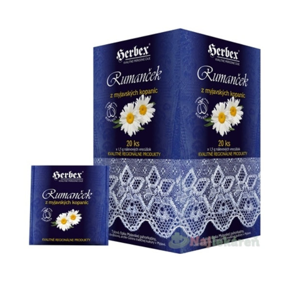 HERBEX RUMANČEK z myjavských kopaníc nálevové vrecúška 20x1,5g