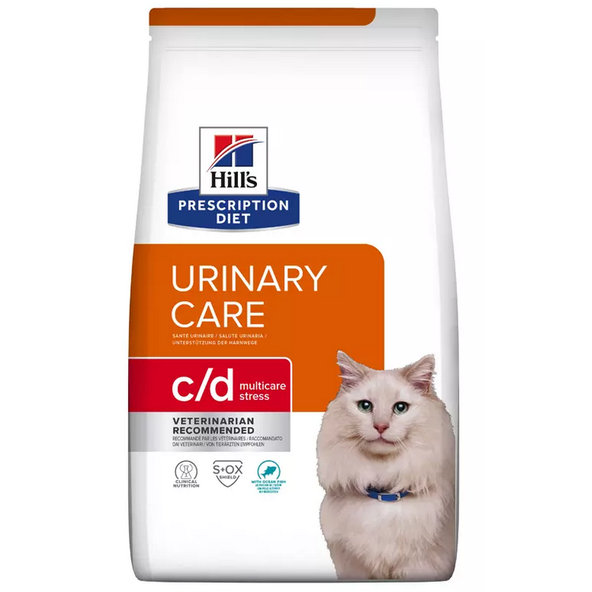 HILLS PD Feline Adult c/d URINARY STRESS Sea Fish granule pre mačky 8 kg