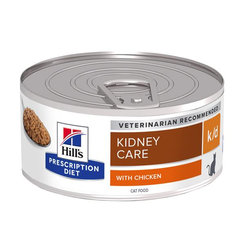 HILLS PD Feline Adult k/d KIDNEY CARE Chicken STEW konzerva pre mačky 156 g
