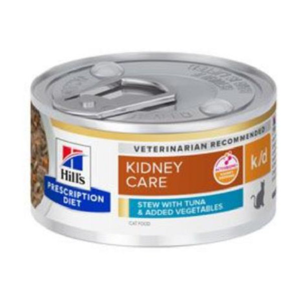 HILLS PD Feline Stew k/d tuniak a zelenina - konzerva pre mačky 82g