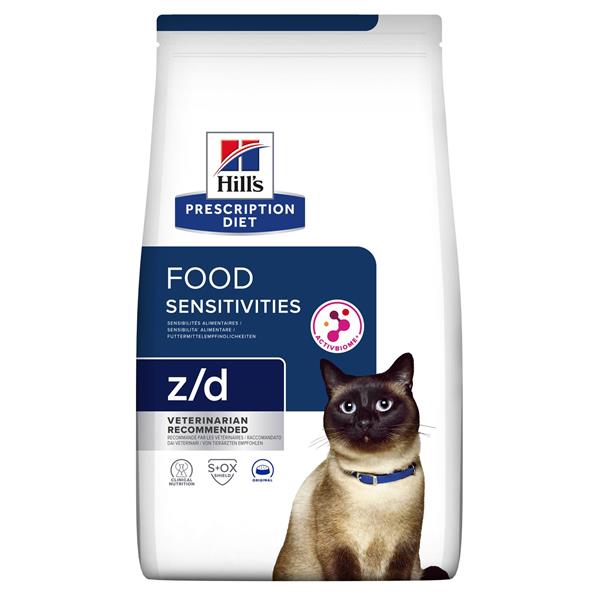 HILLS PD Feline z/d Food Sensitivities granule pre mačky 3 kg