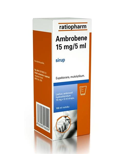 E-shop AMBROBENE 15 mg/5 ml sirup 100 ml