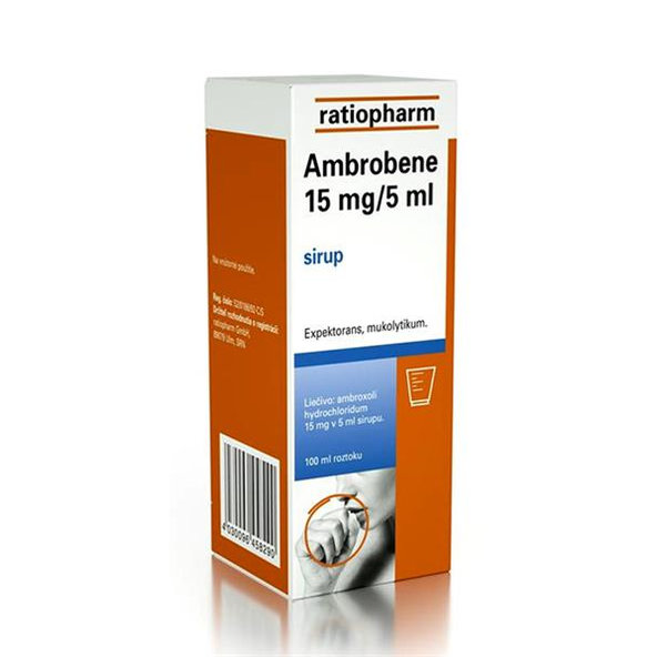 AMBROBENE 15 mg/5 ml sirup 100 ml