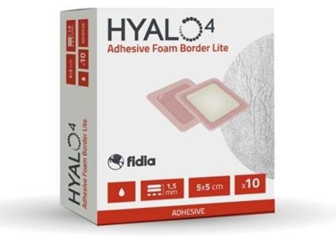 Hyalo4 Silic.Adhes.Border Lite Foam Dre. 5 x 5 cm 10 ks
