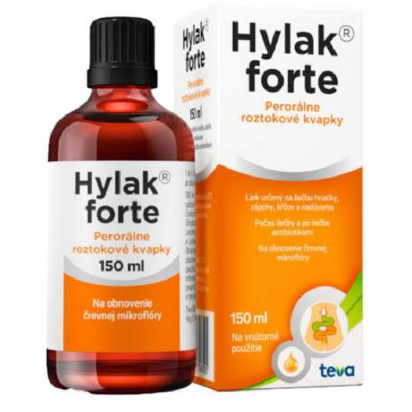 HYLAK forte na hnačku, nadúvanie a kŕče v bruchu 150ml