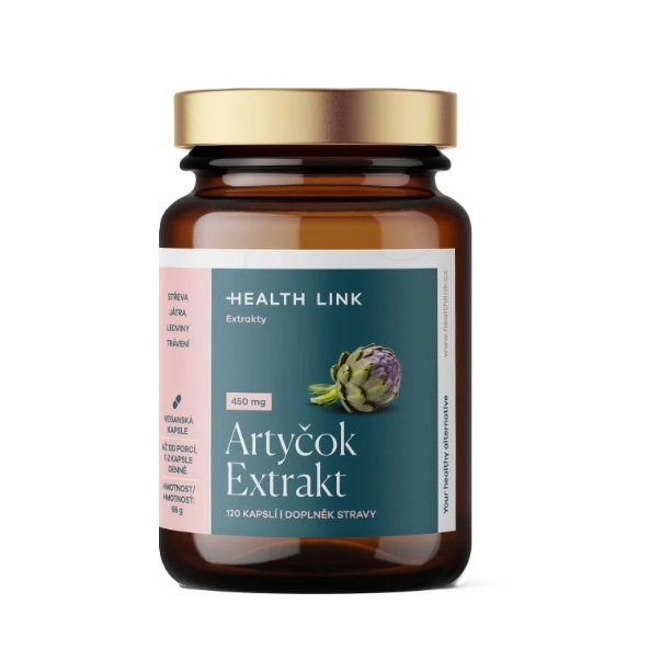 Health Link Artyčok Extrakt 450mg  120 kapsúl