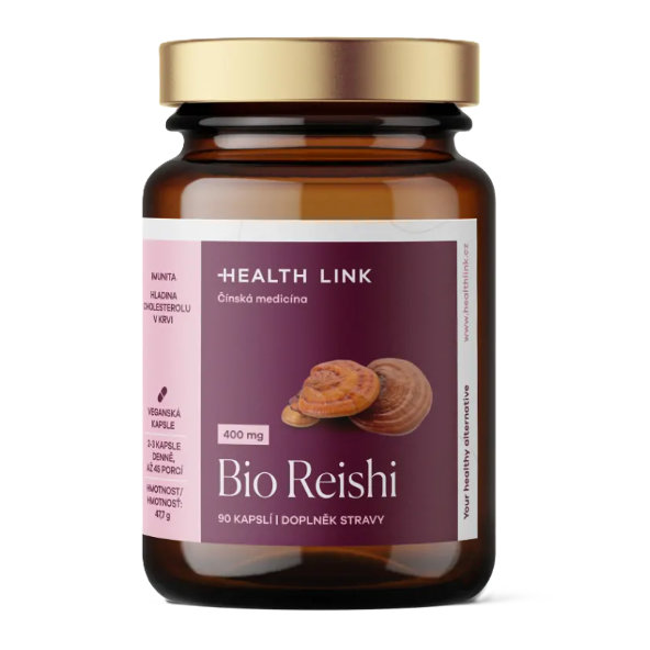 Health Link Reishi BIO 400mg 90 kapsúl