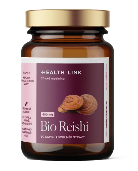 Health Link Reishi BIO 400mg 90 kapsúl