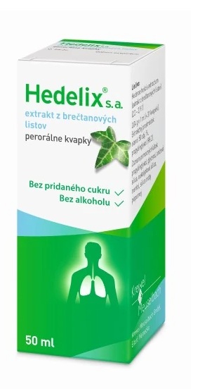 Hedelix kvapky na kašeľ 50 ml