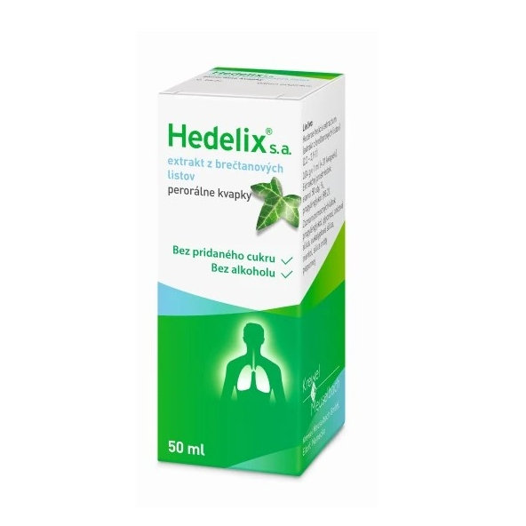 Hedelix kvapky na kašeľ 50 ml