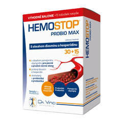 HemoStop Probio Max - DA VINCI 30+15 kapsúl zadarmo