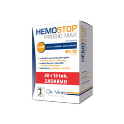 HemoStop Probio Max - DA VINCI 30+15 zadarmo (45cps)