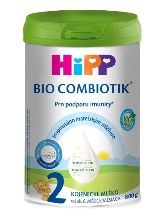 Hipp BIO Combiotik® 2 pokračovacia dojčenská výživa 800 g kúpite na Najlekaren.eu