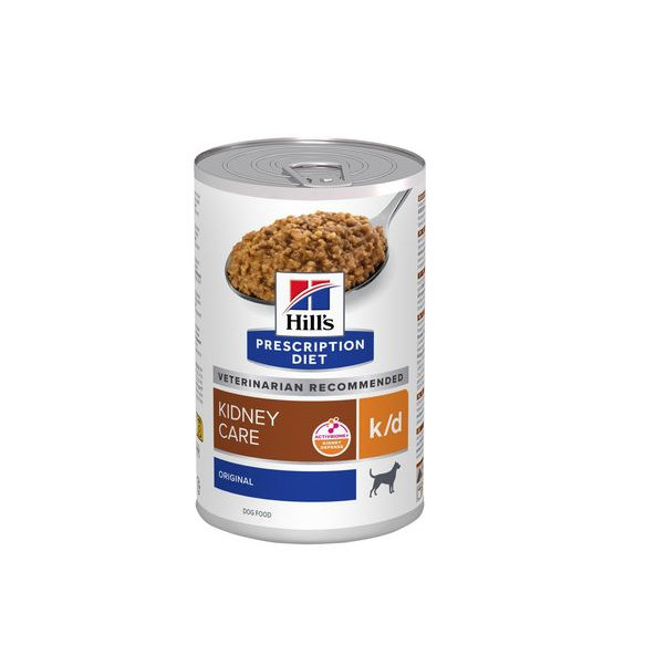 HILLS Diet Canine k/d konzerva pre psy na podporu funkcie obličiek 350g
