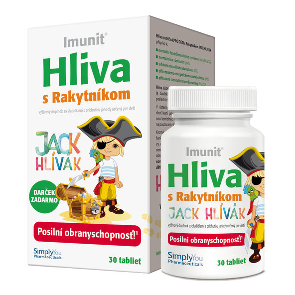 Imunit HLIVA s rakytníkom pre deti JACK HLÍVÁK 30 tabliet + darček zadarmo
