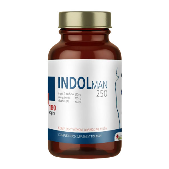 INDOL MAN 250 kapsuly pre mužov 120+60 zadarmo