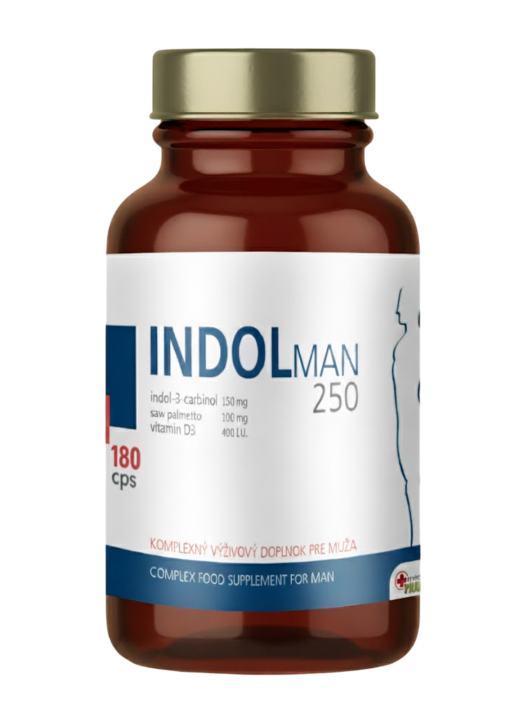 INDOL MAN 250 kapsuly pre mužov 120+60 zadarmo