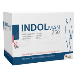 INDOL MAN 250 pre mužov 60 kapsúl
