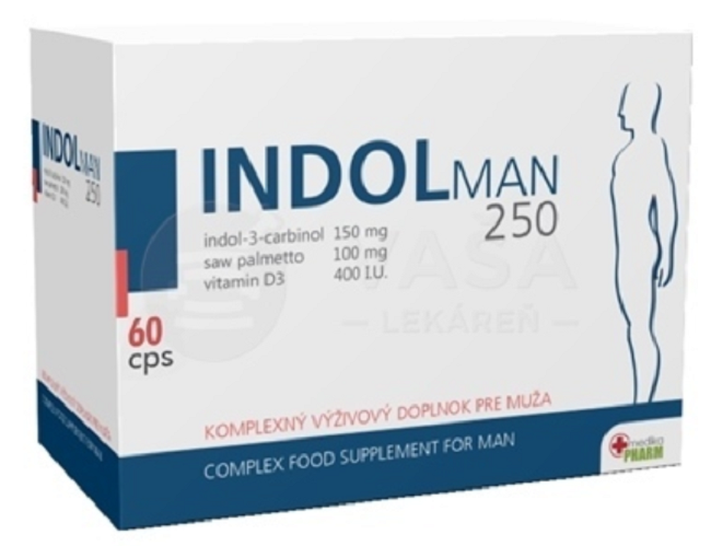 Medikapharm Indol Man 250 60 kapsúl kúpite na Najlekaren.eu