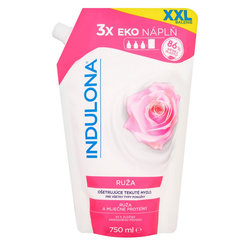 INDULONA Tekuté mydlo RUŽA ošetrujúce na ruky náhradná náplň 750ml