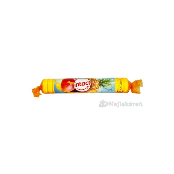 INTACT HROZNOVÝ CUKOR Tropic pastilky v rolke 40g