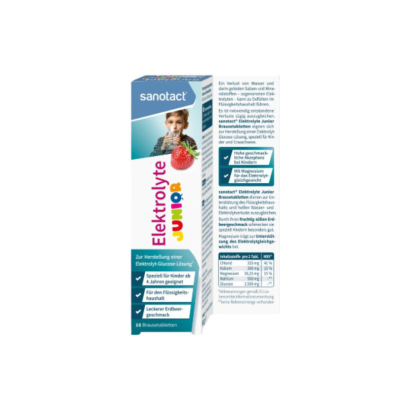 INTACT SANOTACT Elektrolyty Junior šumivé tablety 16 ks