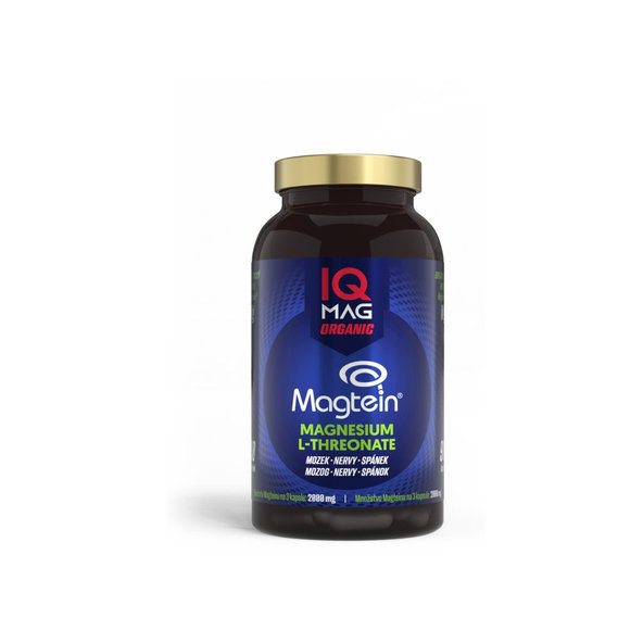 IQ MAG ORGANIC Magtein MAGNESIUM L-threonate (organický horčík) 90cps