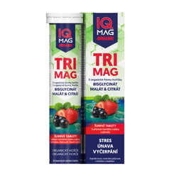 IQ Mag Organic TRIMAG 3 formy horčíka čierna ríbezľa-jahoda